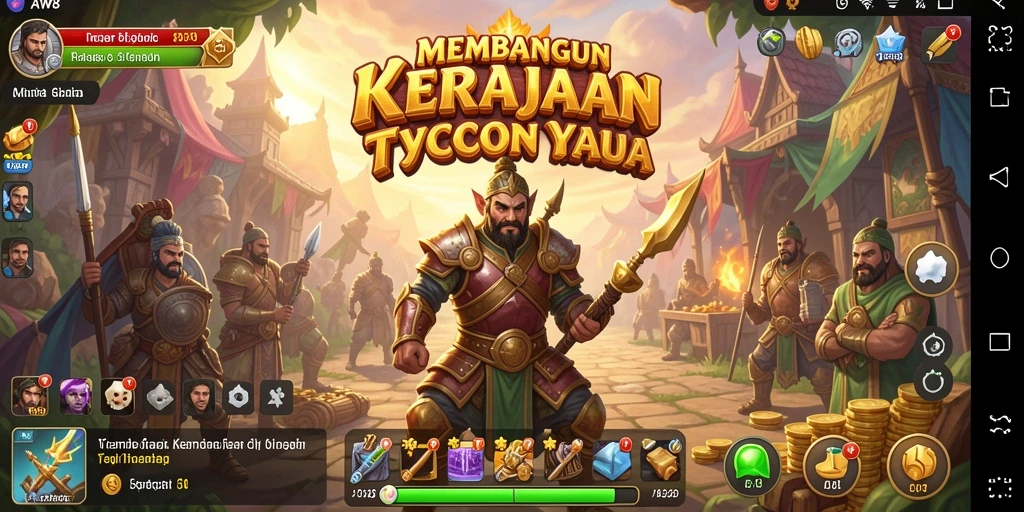Menampilkan gameplay menarik dari AW8 dengan berbagai aktivitas Tycoon.