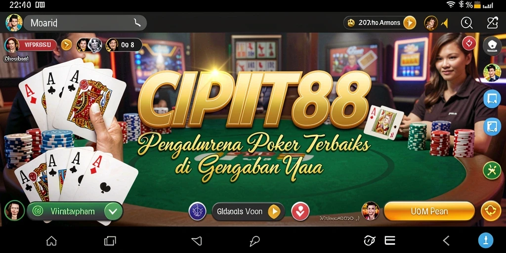 Tampilan gameplay seru di CIPIT88 yang menyenangkan dan kompetitif.