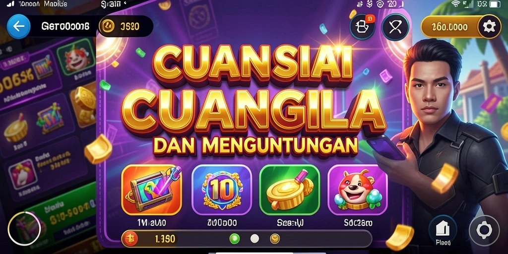 Screenshot gameplay CUANGILA yang menampilkan berbagai slot menarik.
