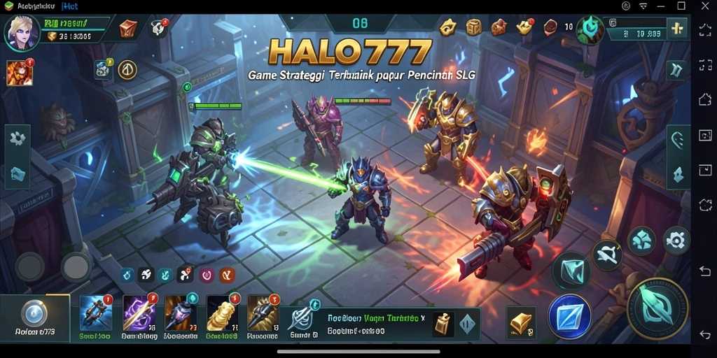 Tampilan gameplay menarik dalam HALO777 yang penuh strategi.