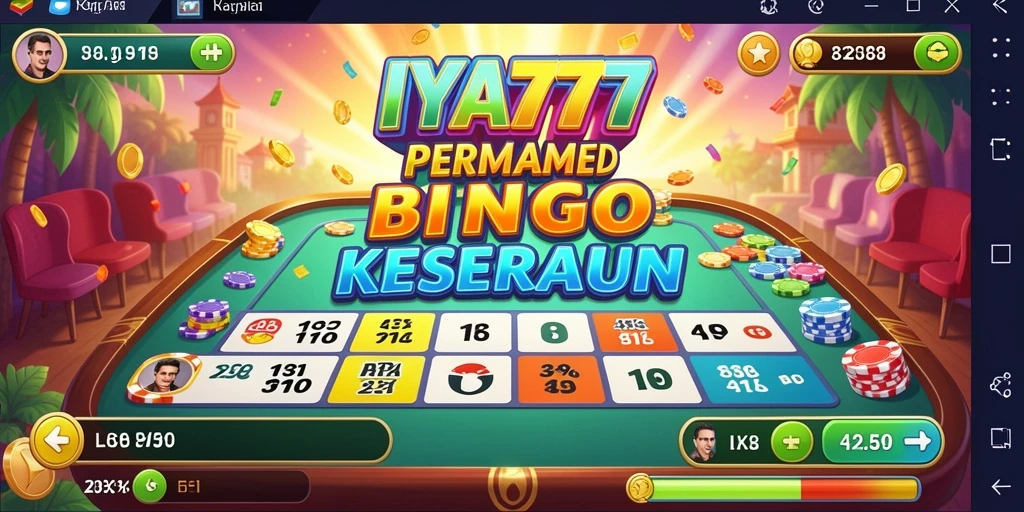 Tampilan gameplay Bingo yang menarik di IYA777.