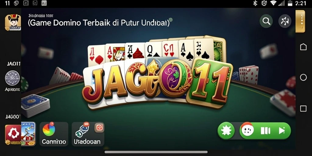 Tampilan gameplay menarik JAGO11 dalam permainan Domino.