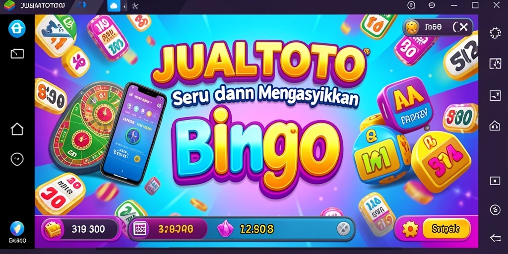 Tampilan menarik dari gameplay Bingo di JUALTOTO.