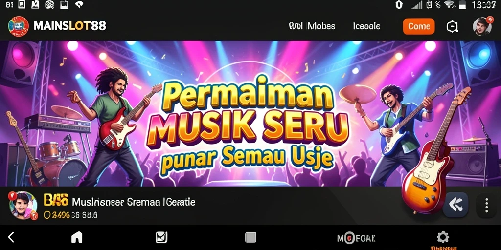 Gameplay seru MAINSLOT88 dengan berbagai tantangan musik.