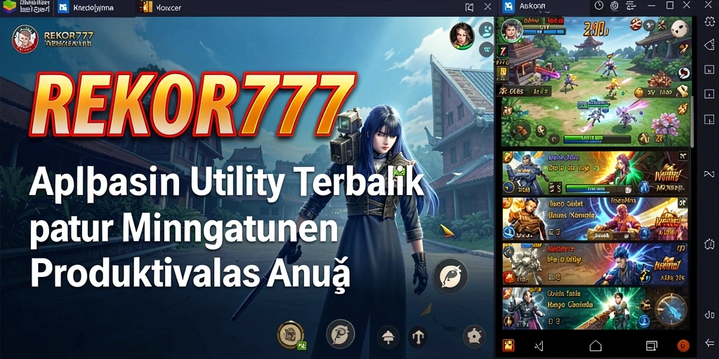 Tampilan antarmuka REKOR777 yang sederhana dan efisien.