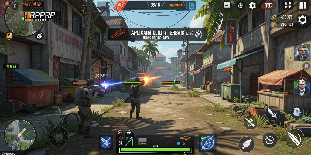 Tampilan utama RPRPRP yang menunjukkan fitur utility.