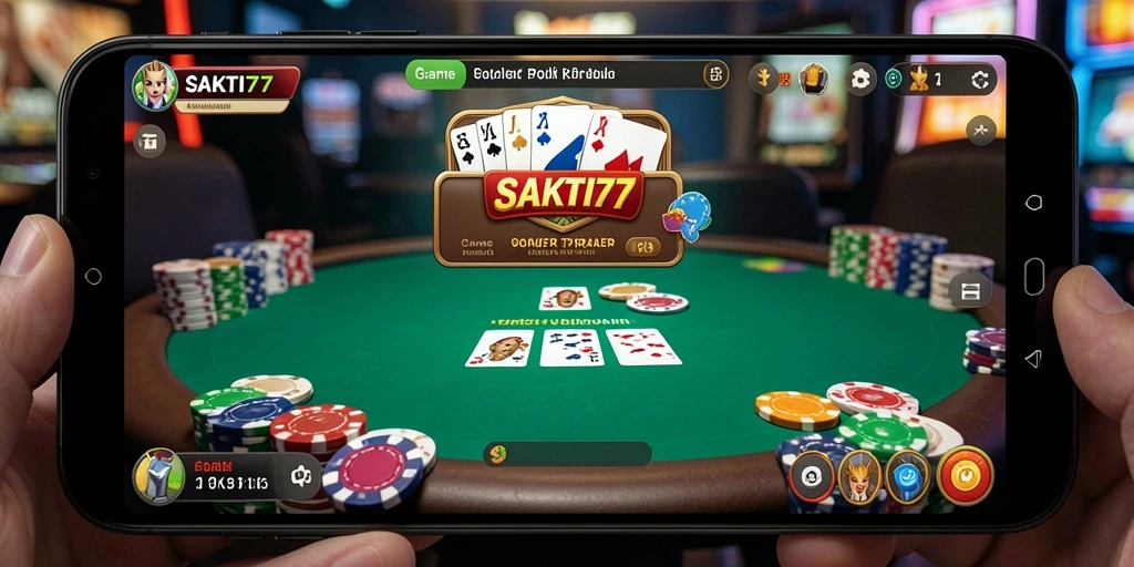 Tampilan gameplay Poker di SAKTI77 yang menarik dan penuh aksi.