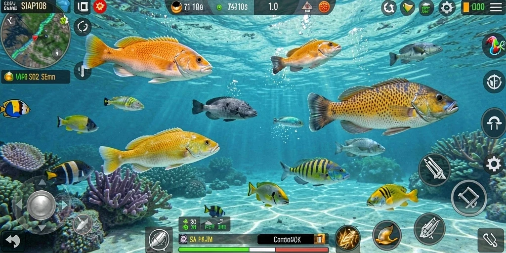 Tampilan gameplay seru dari game Tembak Ikan SIAP108.