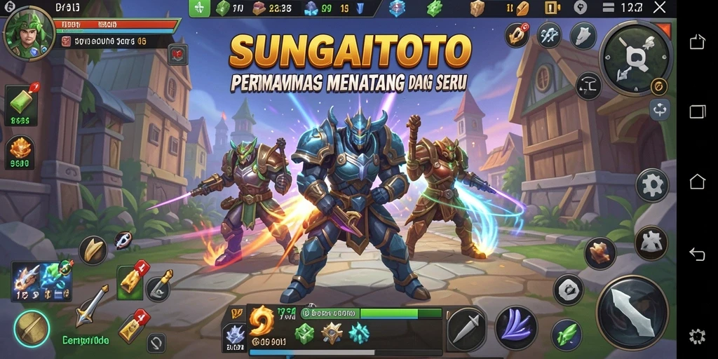 Tampilan gameplay SUNGAITOTO yang menampilkan strategi dan taktik.
